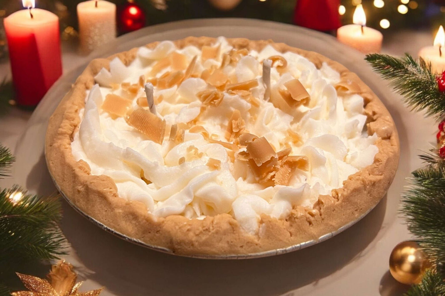 Holiday Pie Candles
