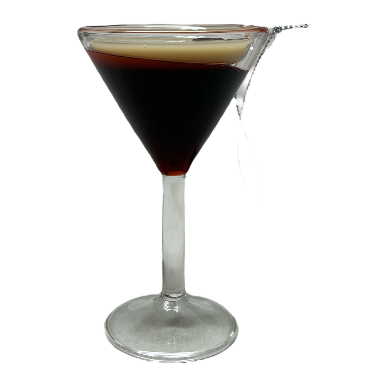 Glass Espresso Martini Ornament
